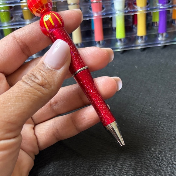McDonald's Red Kids Pen with Fun Topper - Picture 3 of 6